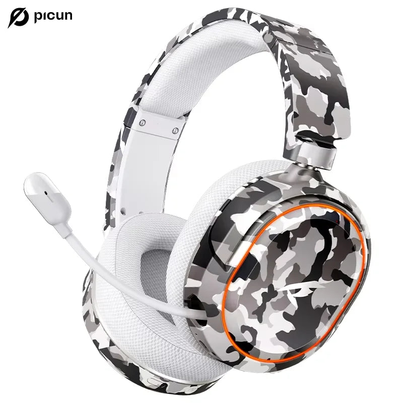 Picun G2 Wireless Gaming Headset | 7.1 Surround, 5ms Low Latency & ENC Mic | 4-in-1 Multi-Platform Headset
