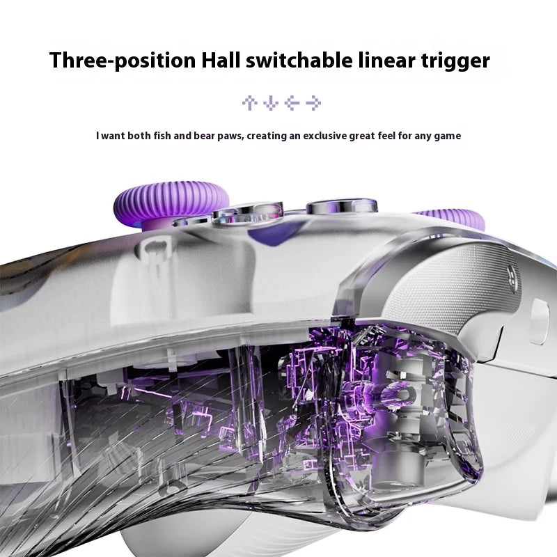 AOLION K20 Wireless Gaming Controllers TMR Joystick Replaceable Magnetic Shell Gamepads Custom For PC NS2 Steam Gamer Gfits