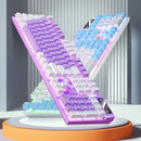 104 Keys Gaming Keyboard Wired Keyboard Color Matching Backlit Mechanical Feel Computer E-sports Peripherals for Desktop Laptop