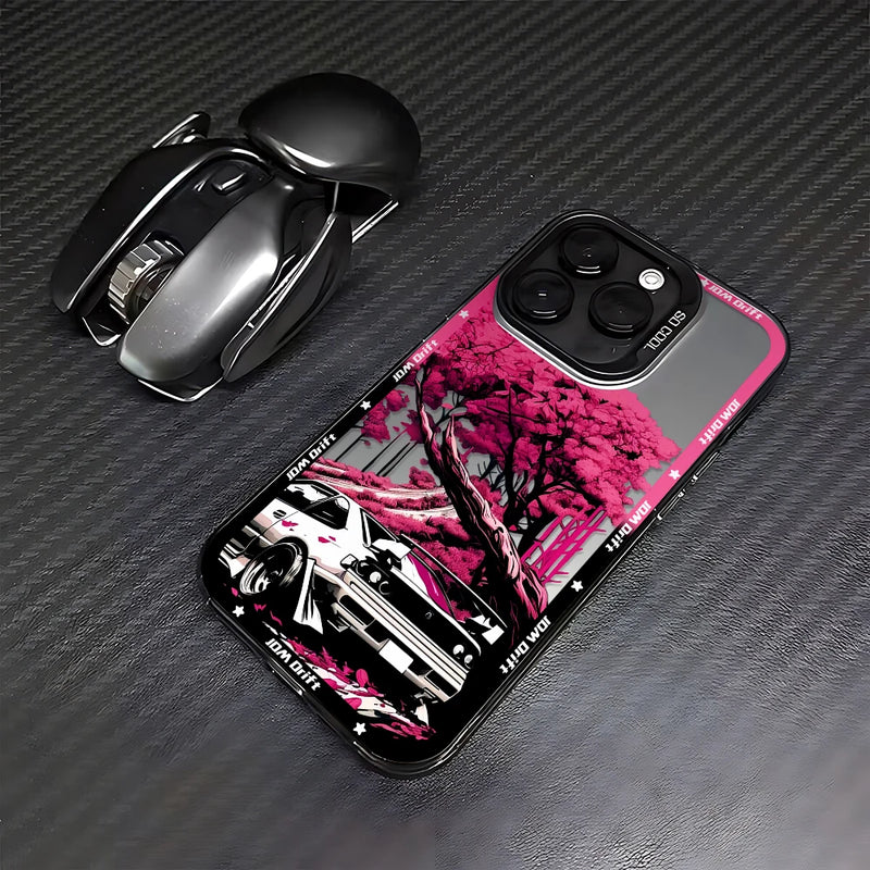 Tokyo Sports Racing JDM Drift Car Phone Case For iPhone 16 15 14 13 12 11 mini Pro Max X XR XSMAX 8 7 Plus Anti Fall Matte Cover