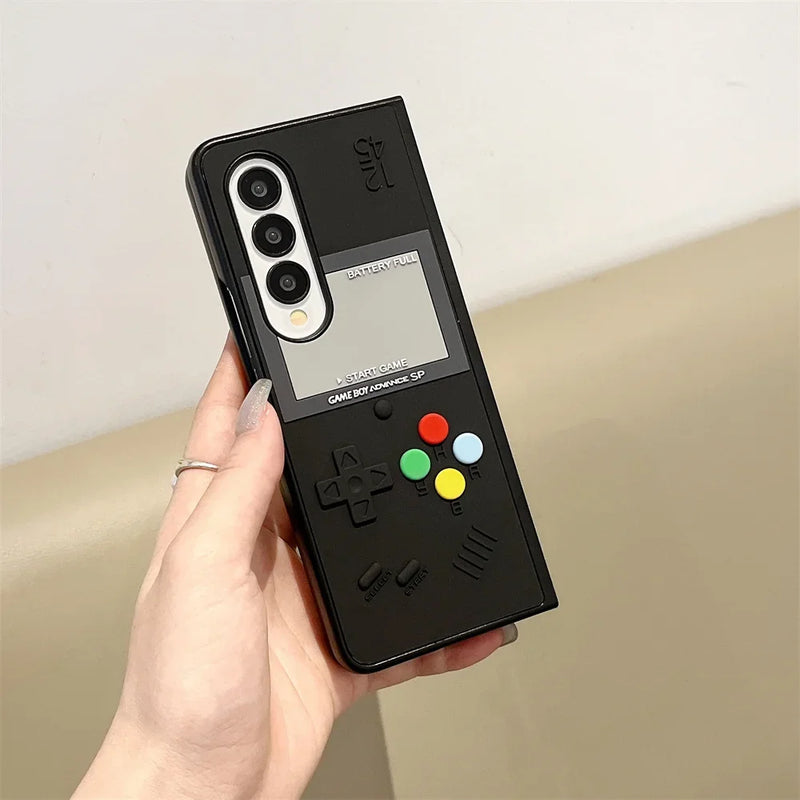 3D Cute Game Creative Case for Samsung Z Flip 7 6 5 4 for Samsung Galaxy Z Fold 7 Z Flip 6 3 4 5 Flip5 Flip4 Flip6 Luxury Cover