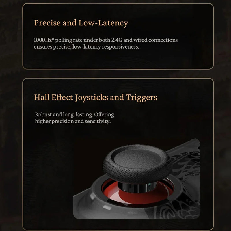 8BitDo Ultimate 2C Gamepads PC Black Myth Wukong Wireless or Wired Gaming Controller Windows 10 11 Steam Raspberry Pi Android