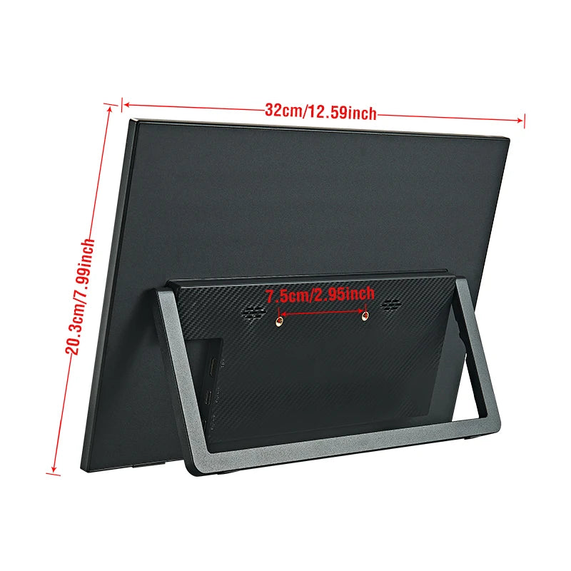 Anmite 14 Inch Touch Screen Portable Monitor 100%sRGB 400cd/m2 Gaming Computer Expand Display For XBox PS4/ 5 Switch Loptop