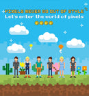 64X64 Smart LED Pixel Display RGB DIY Programmable Pixel APP Control Art Display Creative Animations For Gaming Room Decor