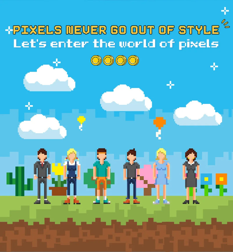 64X64 Smart LED Pixel Display RGB DIY Programmable Pixel APP Control Art Display Creative Animations For Gaming Room Decor