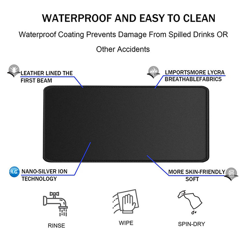 Delicious In Dungeon Mousepad 80x30cm XL Lockedge Office Computer Desk Mat Table Keyboard Big Mouse Pad Laptop Cushion Bedroom