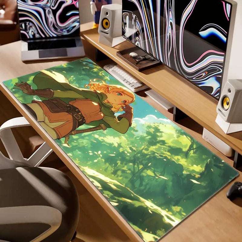 Delicious In Dungeon Mousepad 80x30cm XL Lockedge Office Computer Desk Mat Table Keyboard Big Mouse Pad Laptop Cushion Bedroom