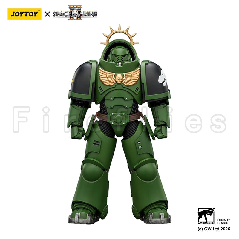 1/18 JOYTOY Action Figure 40K Game Edition Ultramarines Imperial Fists Blood Angels Heavy Intercessor Anime Model Toy
