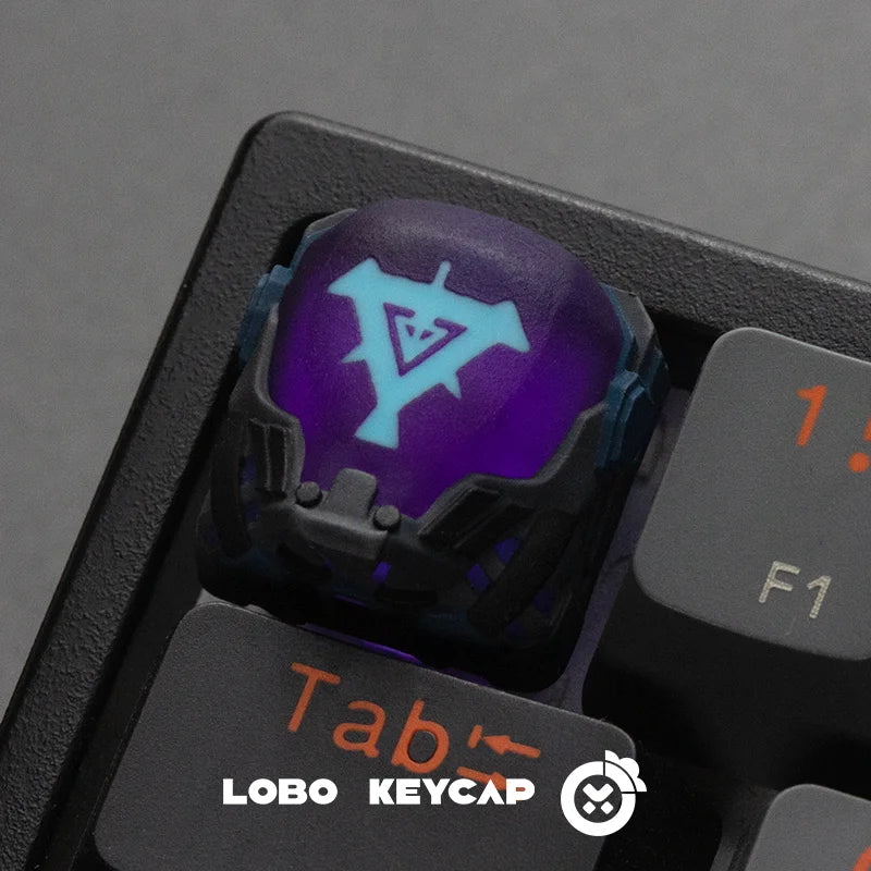 New Valorant Gaming Keycaps 1pcs Viper Reyna Clove Iso Character Series Theme Personalized Design Resin Keyboard Key Cap