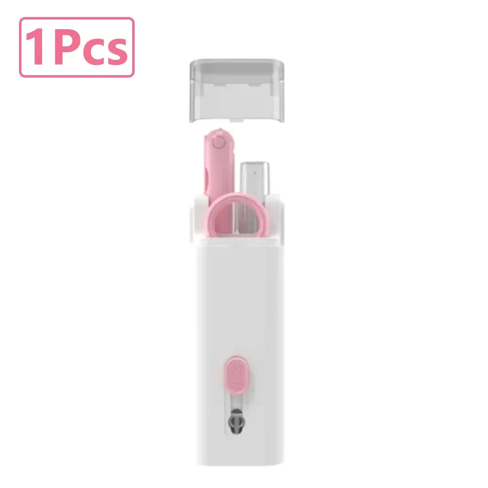 7-in-1 Keyboard Cleaning Kits Airpods Cleaner Headset Cleaner Pen Laptop Screen Cleaning Bluetooth Earphones Cleaning Kit