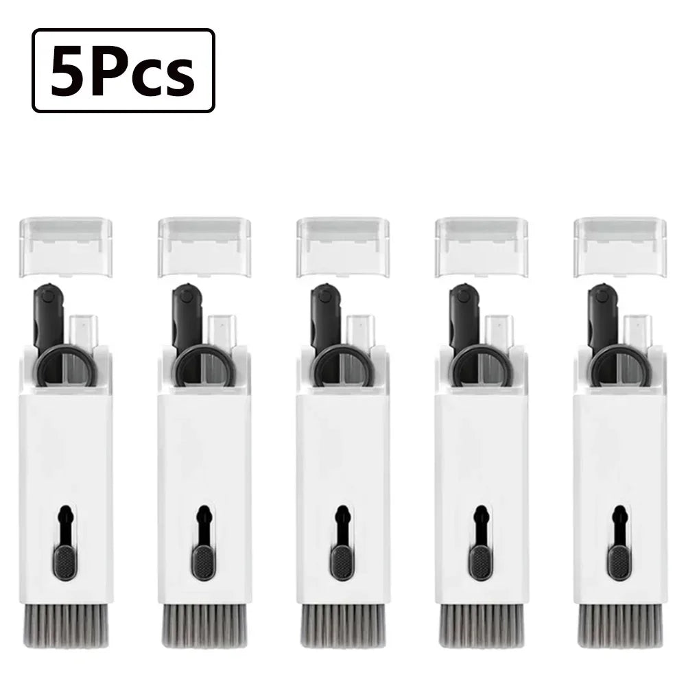 7-in-1 Keyboard Cleaning Kits Airpods Cleaner Headset Cleaner Pen Laptop Screen Cleaning Bluetooth Earphones Cleaning Kit