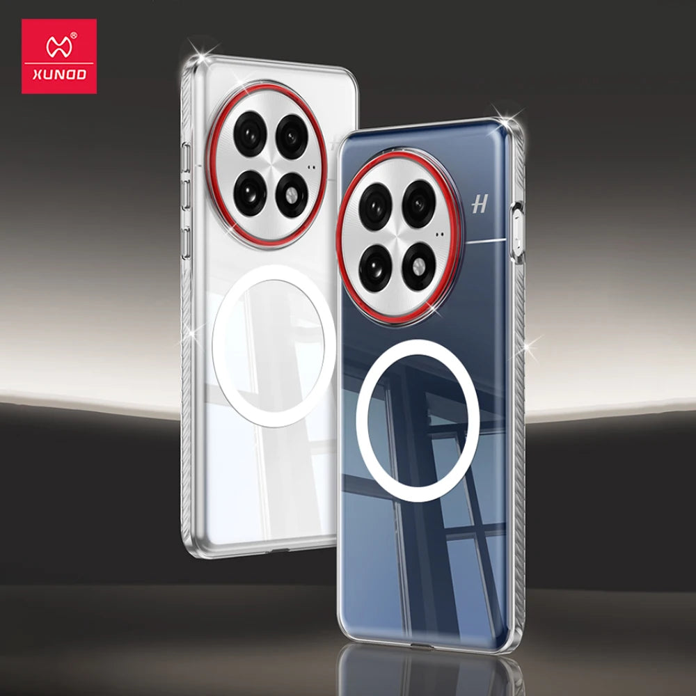 ‌Xundd For OnePlus 13 13T 13R Case,Anti-Yellowing PC Clear Ultra Transparent Scratch-Resistant Tough Phone Cover