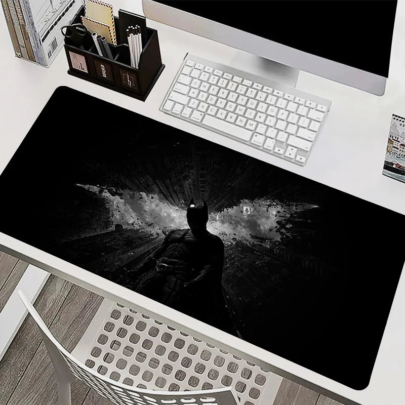 Super Hero Batmans Anime Mouse Pad Office PC Speed Gamer Keyboard Mousepad Laptop Gaming Accessories XXL Desk Mat 900x400 Carpet