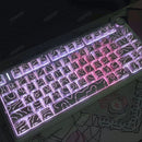 Contour 4.0 Side Engraved Keycap PBT Translucent 97 Key Gaming Mechanical Keyboard Key Cap White For Magnetic Switch F75 GMK87