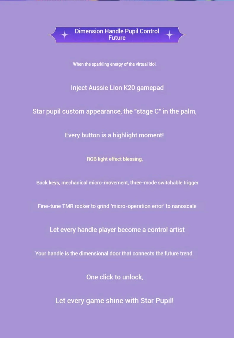 AOLION K20 Wireless Gaming Controllers TMR Joystick Replaceable Magnetic Shell Gamepads Custom For PC NS2 Steam Gamer Gfits