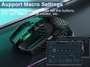 SM600 3-Mode Connection Wireless Gaming Mouse Ergonomic Design Rechargeable Mice Macro Software Zero Latency