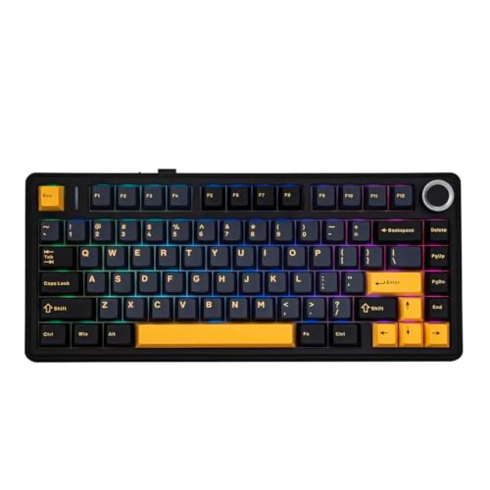 AULA F75 Wireless Mechanical Keyboard Hot Swappable,Pre-lubed Reaper Switches, 2.4GHz/Type-C/BT5.0, RGB Backlit Gaming Keyboards