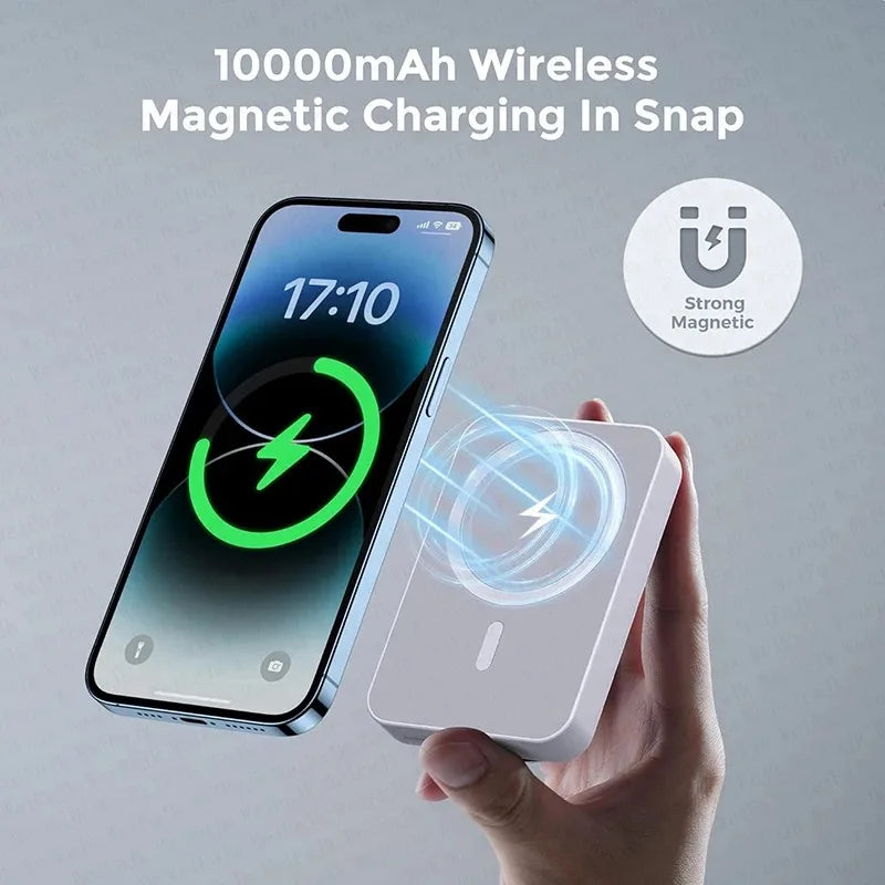 Xiaomi 500000mAh Magnetic Power Bank  25W Wireless Fast Charger Portable Large Capacity for Magsafe Powerbank for iPhone Samsung