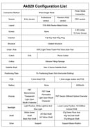 AJAZZ AK820 / AK820Pro Gaming Mechanical Keyboard 75% 82 Keys Wired Single Mode/Bluetooth Wireless Gamer Keyboard for Laptop PC