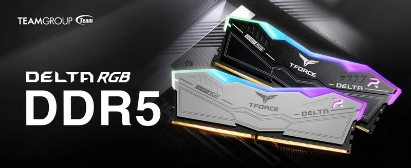 TEAMGROUP T-Force Delta RGB DDR5 Ram 32GB (2x16GB) 6000MHz PC5-48000 CL30 Intel XMP 3.0 & AMD Expo Compatible Desktop Memory