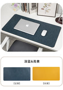 Retro Cowhide Pattern Desktop mat, Dirt Resistant Double Face mouse pad, Ready and Stylish Desktop Computer Mat, Leather pads