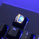1pc Zinc Aluminium Alloy Key Cap Mechanical Keyboard keycap for CSGO OW Dota 2 PUBG WOW LOL R4 Height Stereoscopic relief
