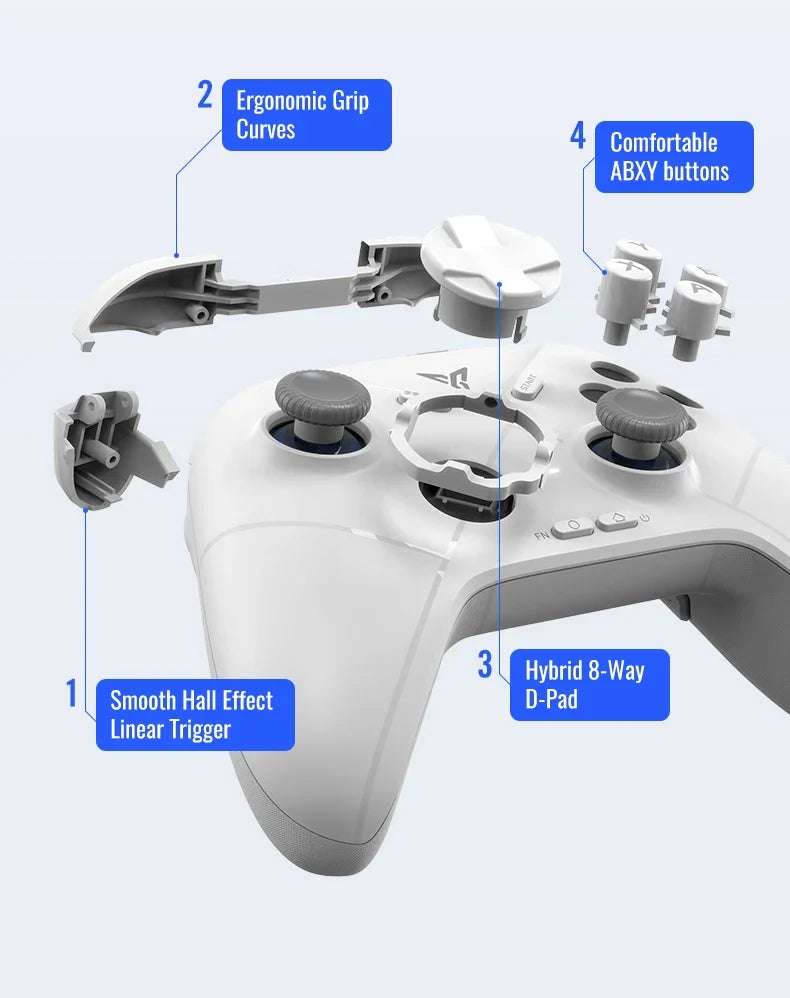 Flydigi Direwolf 3 Gamepad Wireless Bluetooth Gaming Controller Support NS PC TV iOS Android  Lever Joystick Game Handle