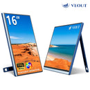 16" VEOUT Portable Monitor 1920 * 1200P IPS 16:10 Laptop Monitor with USB-C, Freesync HDMI Gaming Monitor Featuring a Kickstand