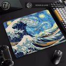 The Great Wave Art Design Small Mousepad Office Speed DeskMat 40x45cm PC Computer Game Keyboard Pad XS Rubber Anti-slip Mice Mat