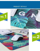 Anime Kawaii Girls PC Gaming Mouse Pad Pink Best Friend Computer Office Accessories Large Gamer Non-slip Keyboard Expansion Pads