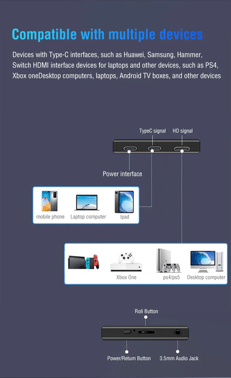 Anmite 14 Inch Touch Screen Portable Monitor 100%sRGB 400cd/m2 Gaming Computer Expand Display For XBox PS4/ 5 Switch Loptop