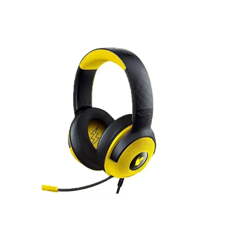 Razer Kraken V3 X Pokemon Pikachu Headset Custom Pikachu lighting effects