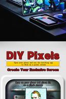 64X64 Smart LED Pixel Display RGB DIY Programmable Pixel APP Control Art Display Creative Animations For Gaming Room Decor