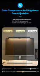 33-60cm Monitor Light Bar PC RGB Background Lighting Eye Protection Dimming Reading/Gaming/Work Lamp Timed Night Light