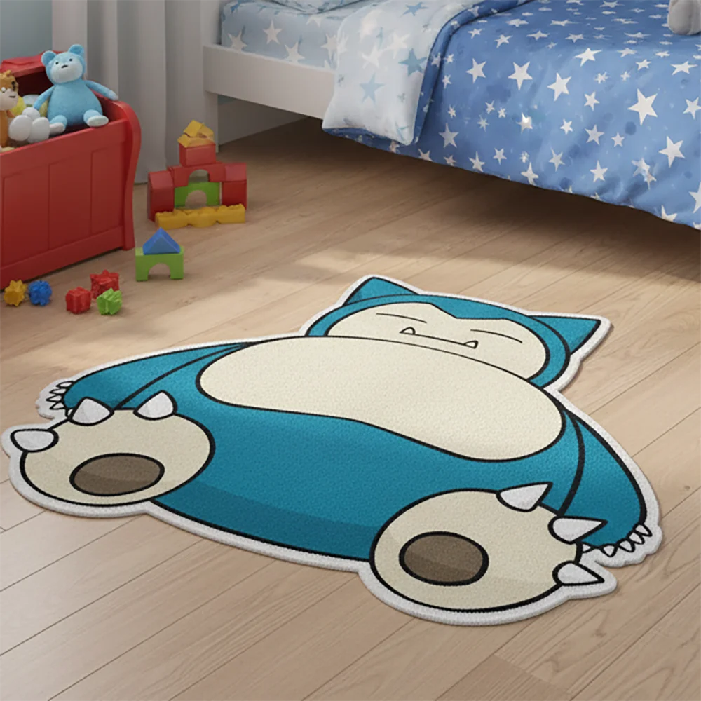 Area Rug  Anime Pikachu Charizard Squirtle Bulbasaur Gengar Mewtwo Pokémon Super Cool Handmade Printed Carpet for Home Decor