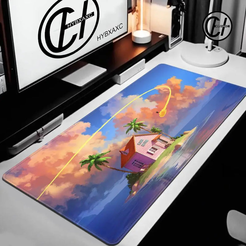 XXL Anime Mouse Pad Large Keyboard Pads D-Dragon Balls Mousepad Gaming Accessories Manga Desk Mat ドラゴンボール Office Computer Mats