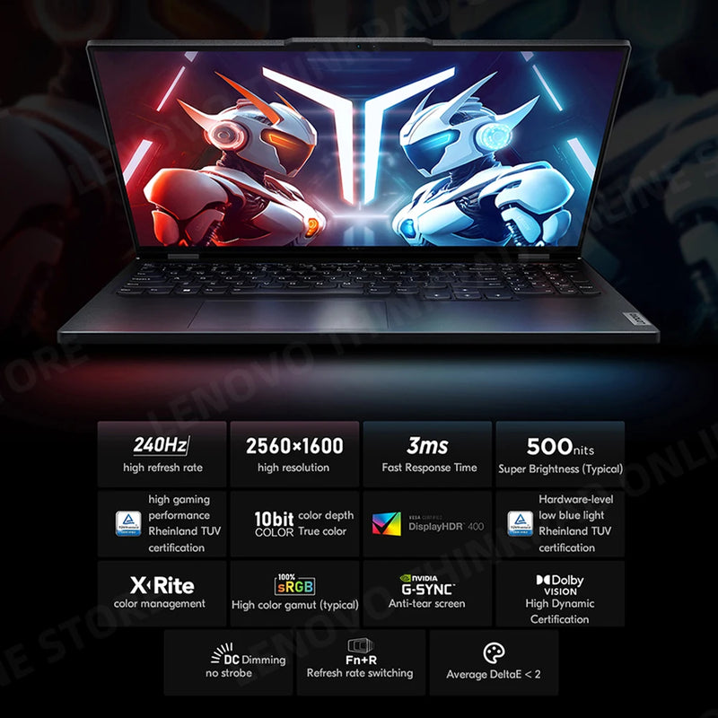 New Lenovo Legion Y9000P Gaming Laptop 13th Intel i9-13900HX/i5-13500HX /32G/1T SSD/NVIDIA RTX 4090/4080 240Hz 16inch Notebook
