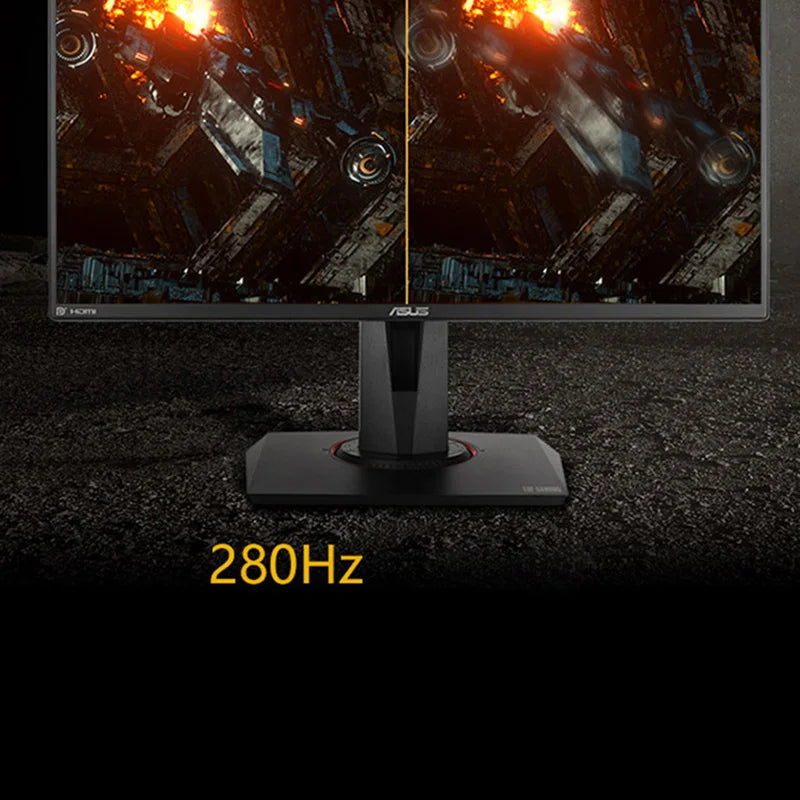 ASUS VG259QM HDR400 IPS 280HZ 24.5 Inch SCREEN HD DISPLAY Desktop Computer Monitor HDMI+DP+SPEAKER LIFT ROTARY BASE TUF GAMEING