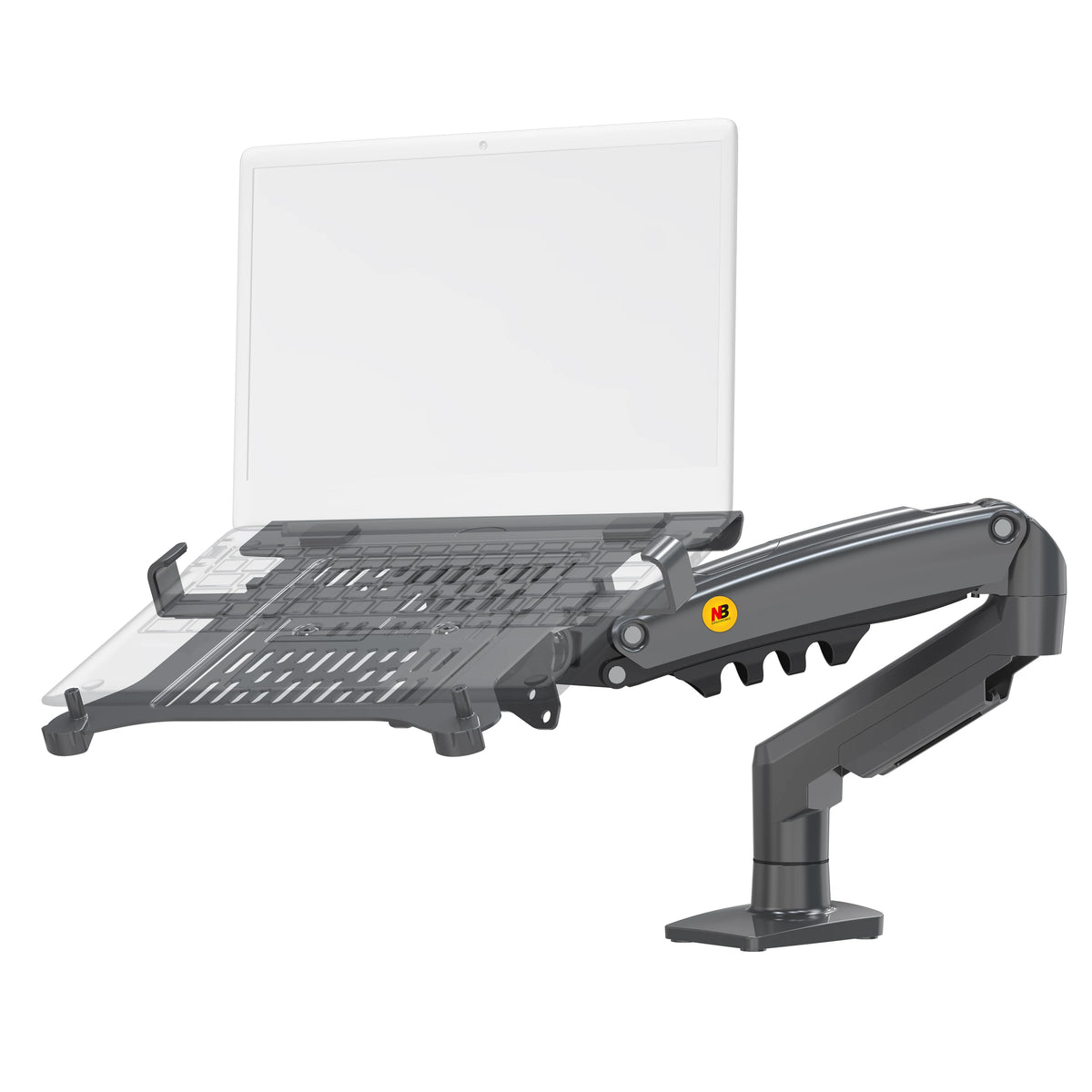 2 in 1 NB NEW F80 + FP-2 for 17-30' Monitor + 10'-17' Laptop Desktop Holder Notebook Computer Mount Stand Laptop Clamp