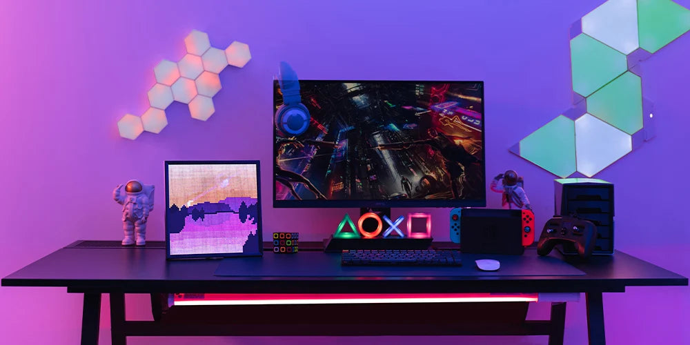 Divoom Pixoo 64 WiFi 64 X 64 LED Panel  for Gaming Room Decoration Pixel Art Display WiFi Cloud Digital Frame with APP Control,