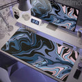 Strata Liquid Mousepad Large Gaming Keyboard Extended Pads Purple and Black Mouse Mat Topographic Mouse Pad PC cabinet Deskmat