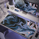 Strata Liquid Mousepad Large Gaming Keyboard Extended Pads Purple and Black Mouse Mat Topographic Mouse Pad PC cabinet Deskmat