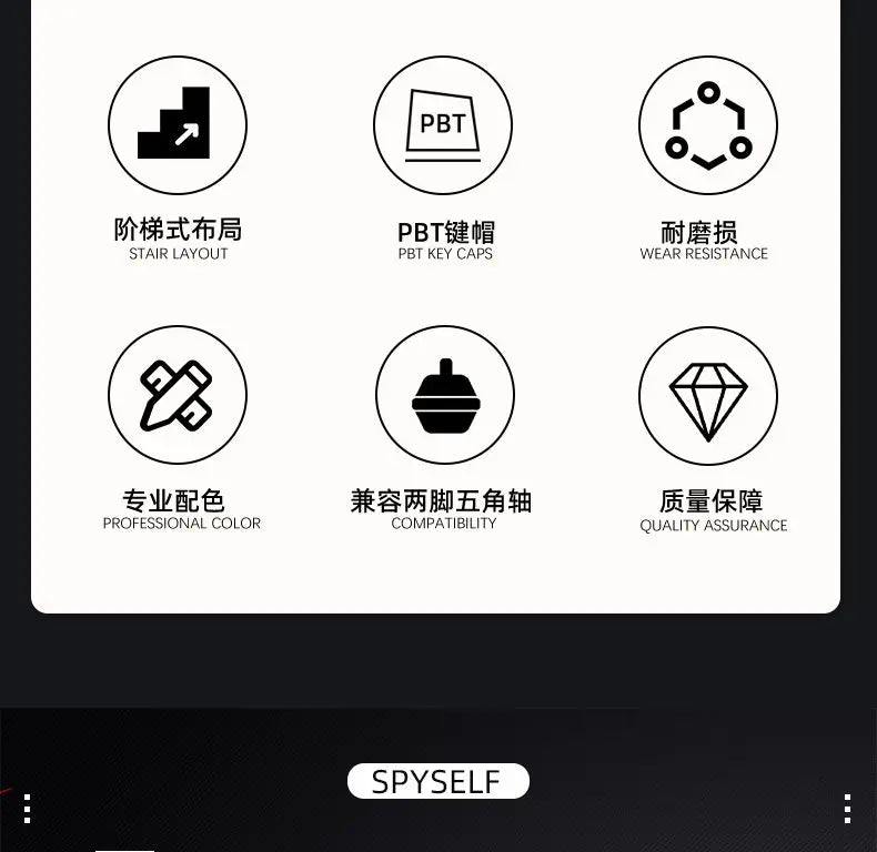 Anime Keycap Set PBT Five-sided Sublimation Ergonomic Original Height Asuka Langley Soryu Mechanical Keyboard Translucent Keycap