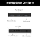 Anmite 14 Inch Touch Screen Portable Monitor 100%sRGB 400cd/m2 Gaming Computer Expand Display For XBox PS4/ 5 Switch Loptop