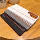 Colorful Faux Leather Red Lens Ring Raised Protective Lens Case For Samsung S25 Edge S25 Ultra Galaxy S24 + Camera Protect Cover