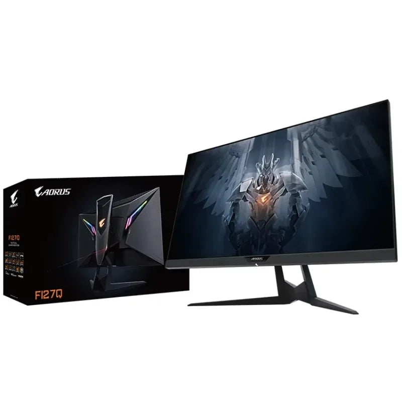 GIGABYTE AORUS FI27Q 27 Inch 1ms 165Hz Quad HD 1440P Frameless Gaming Monitor with HDR 95% DCI-P3 Color Accurate IPS Panel