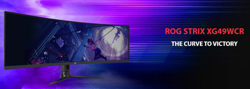 ASUS ROG Strix XG49WCR 49'' 5120x1440 Curved Fast IPS Monitor with 165Hz of Refresh Rate 450cd/m2 of Brightness USB Type-C