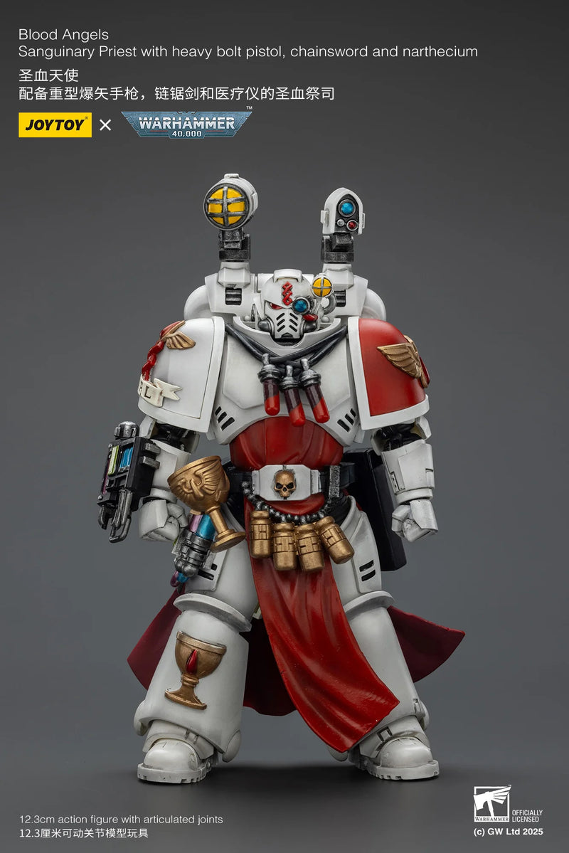 [Pre-Order]1/18 JOYTOY Action Figure 40K Blood Angels Captain and Sanguinary Priest Anime Collection Model Toy