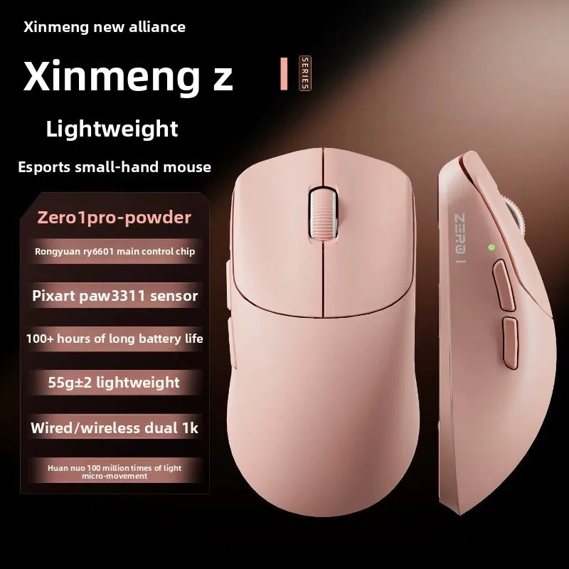 Xinmeng ZERO1 Lightweight Wireless Gaming Mouse | Tri-Mode, Low Latency & Long Battery Life