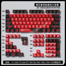 Anime Keycap Set PBT Five-sided Sublimation Ergonomic Original Height Asuka Langley Soryu Mechanical Keyboard Translucent Keycap
